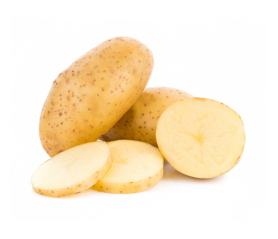 potato isolated on white background